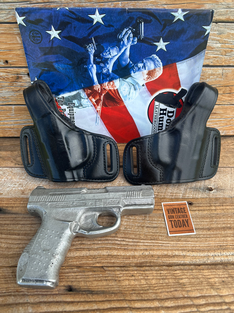 Vintage Don Hume H717 Black Leather Holster For S&W Smith & Wesson 99 .40