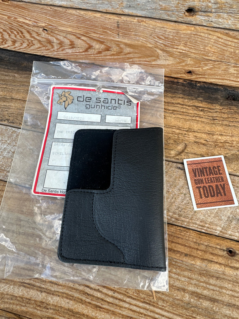 DeSantis Black Leather Trickster Pocket Holster  For Beretta Jetfire Minx