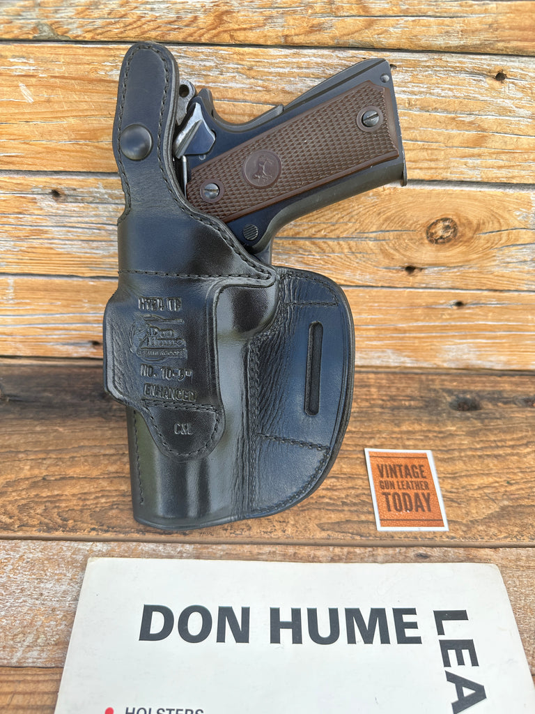 Don Hume Black Leather H724 10-5 OWB Holster For Colt 45 1911 Government 5"