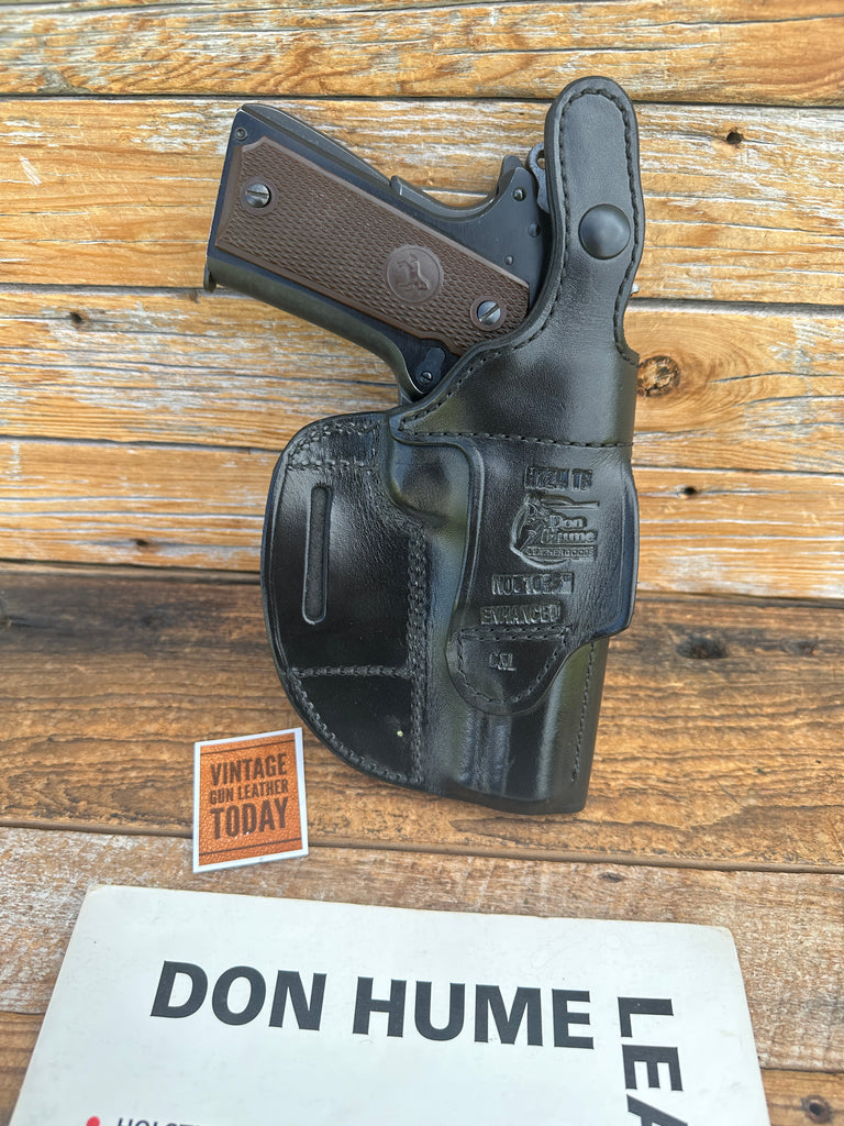 Don Hume Black Leather H724 10-5 OWB Holster For Colt 45 1911 Government 5"