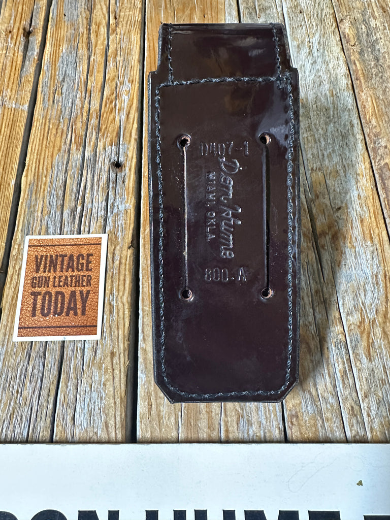 Vintage Don Hume Brown Clarino Steel 1911 Single Stack Magazine Carrier