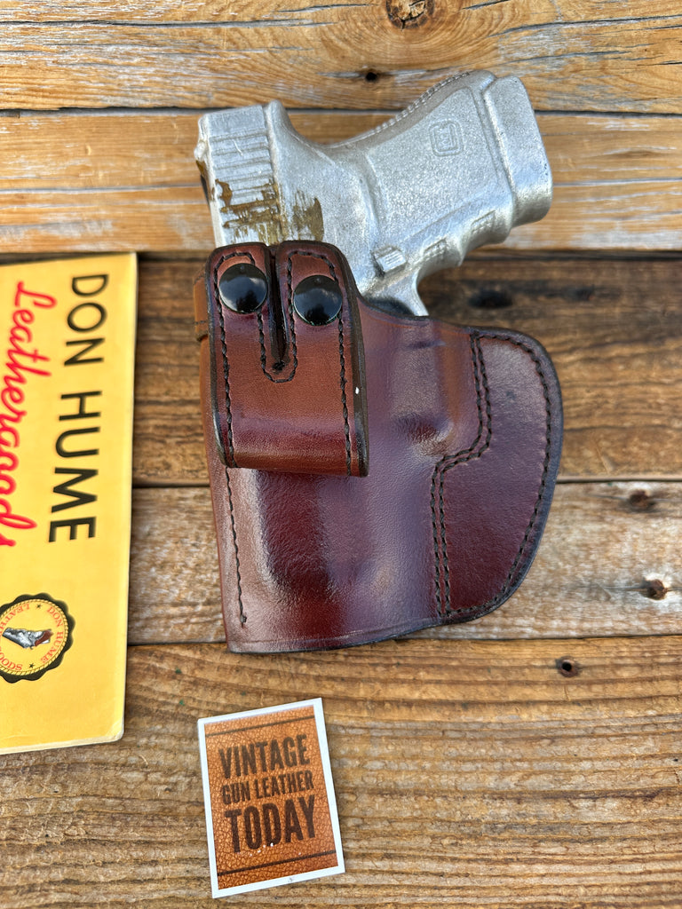 Vintage Don Hume PCCH Brown Leather IWB Holster for GLOCK G29 G30 29 30