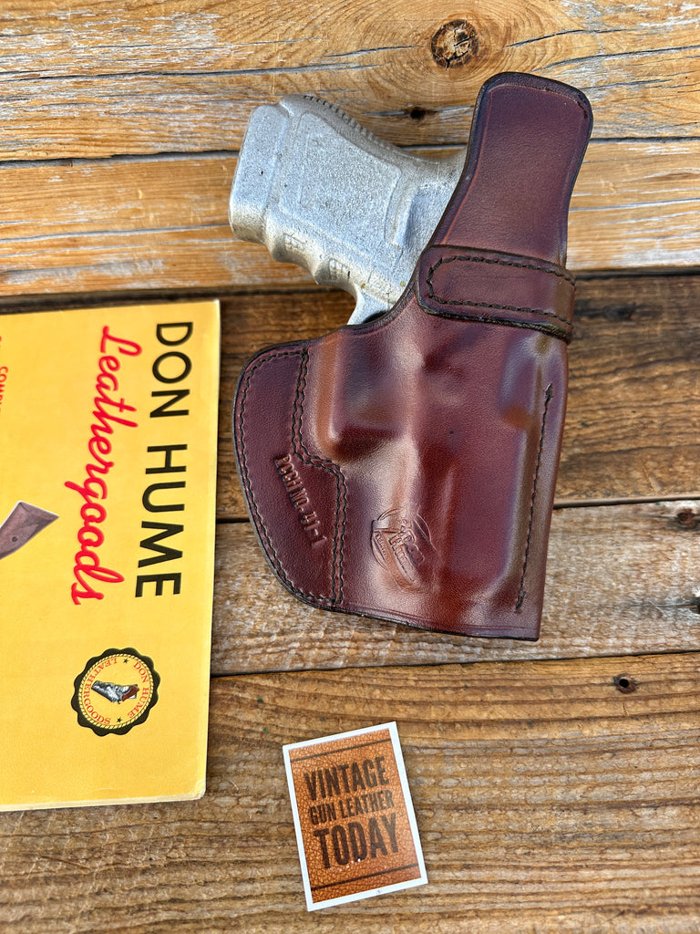 Vintage Don Hume PCCH Brown Leather IWB Holster for GLOCK G29 G30 29 30