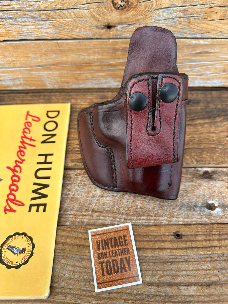 Vintage Don Hume PCCH Brown Leather IWB Holster for KAHR K40