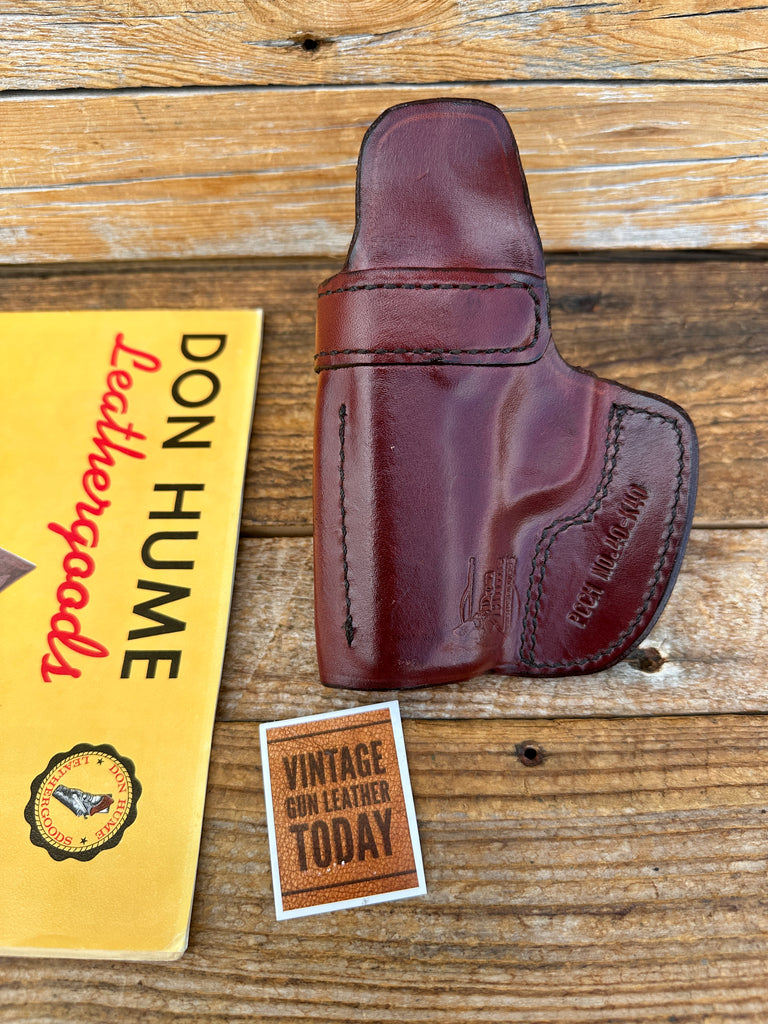 Vintage Don Hume PCCH Brown Leather IWB Holster for KAHR K40