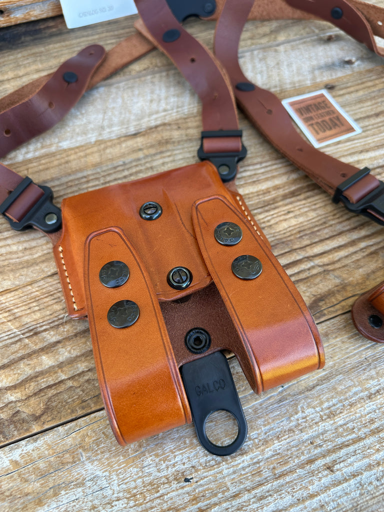 GALCO Miami Classic Brown Leather Shoulder Holster For H&K USP 45 9mm 40