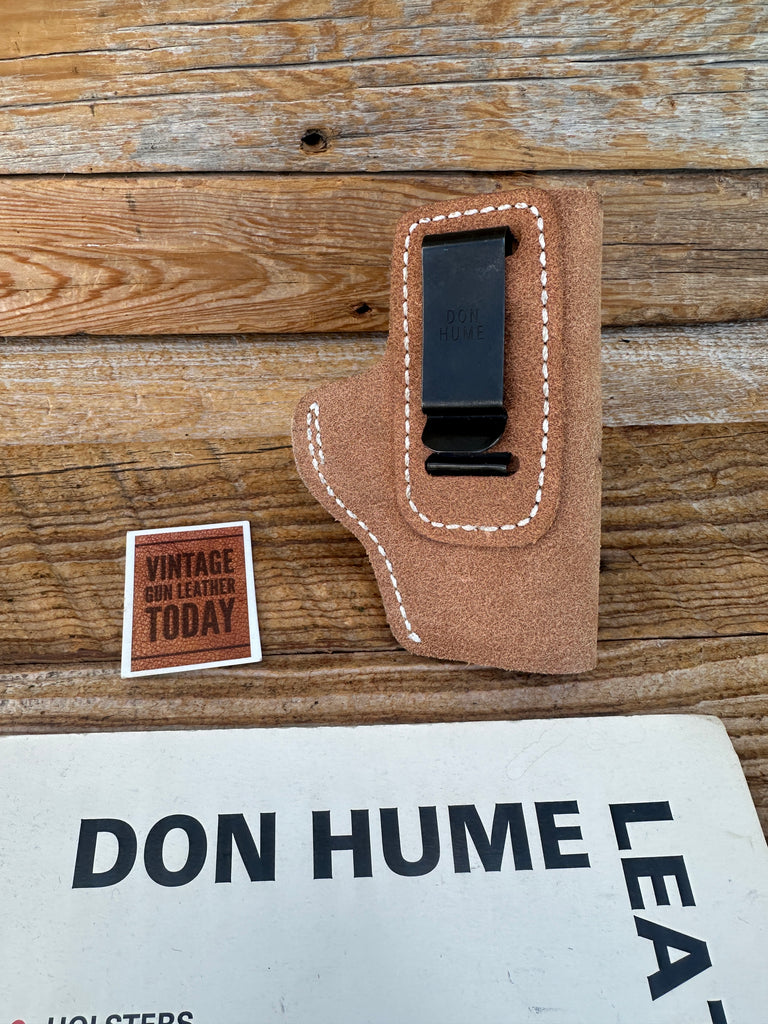 Vintage Don Hume Brown Leather IWB Holster For Kel Tec PF9