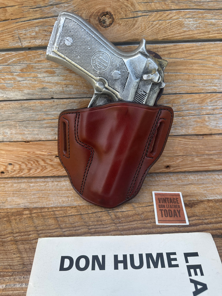 Don Hume H721 OT 26 4 1/4 Brown Leather Holster For Beretta 92 / 96 92 Compact