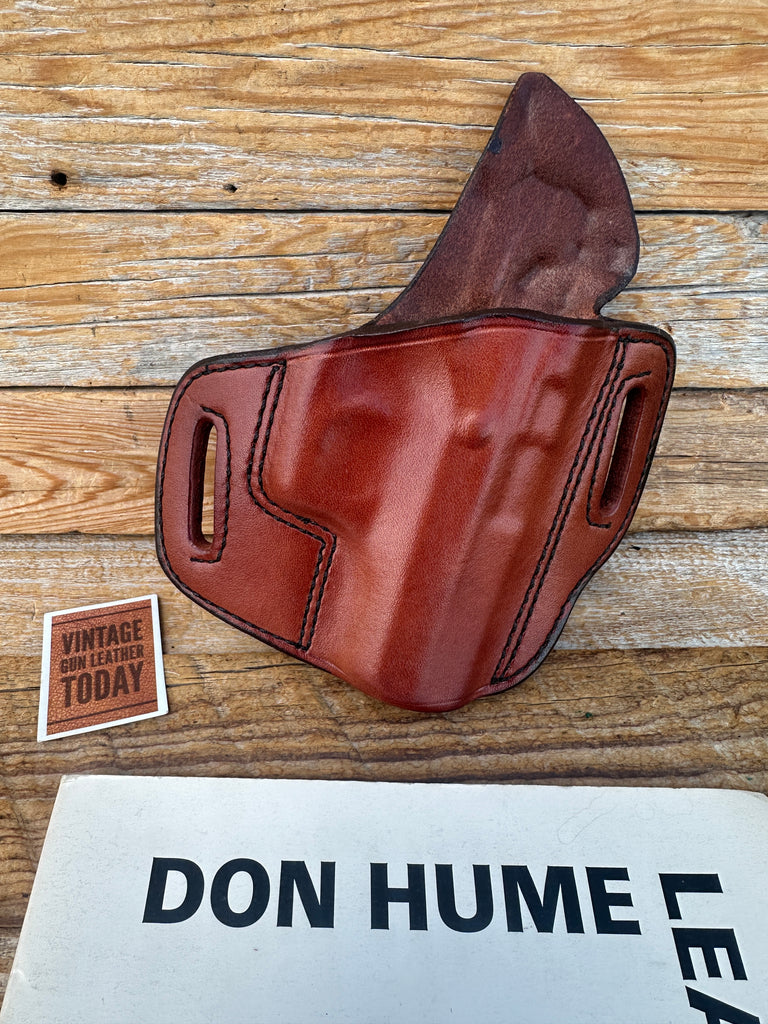 Don Hume H721 OT Brown Open Top OWB Leather Holster For UZI Compact 941RB