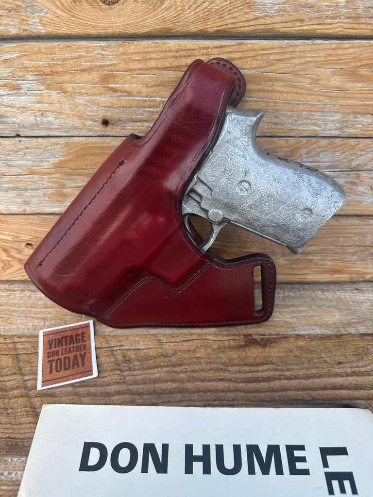 Don Hume Black / Brown Leather Cross Holster For Sig Sauer P245