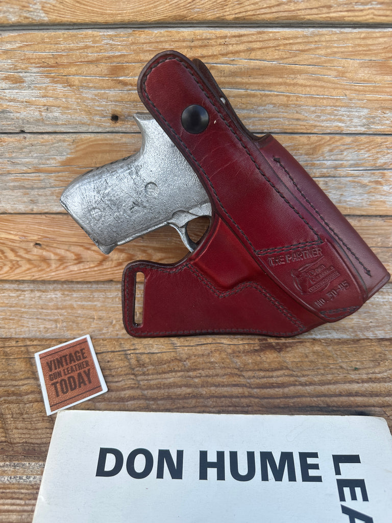 Don Hume Black / Brown Leather Cross Holster For Sig Sauer P245