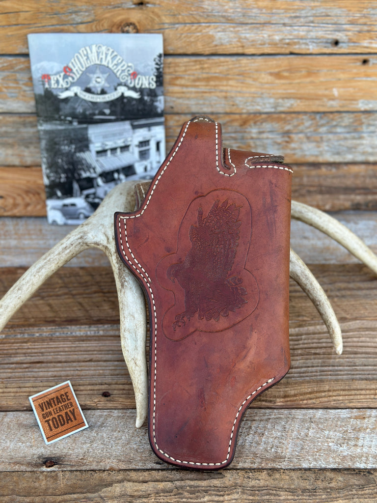 1980s Limited Edition Tex Shoemaker Holster For Ruger Redhawk w/ Aimpoint Right