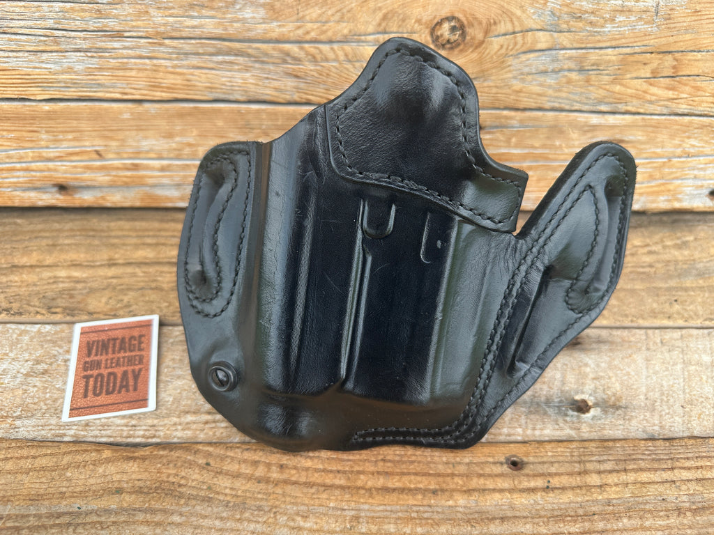 Desantis Black Leather OWB Holster 20 2S For Sig P320C w/ Red Dot & TLR-1