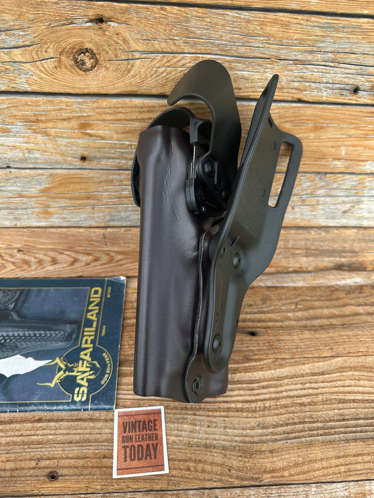 Safariland Cordovan Brown Level II L2 Duty Holster For Sig P320 w/ M3 Light