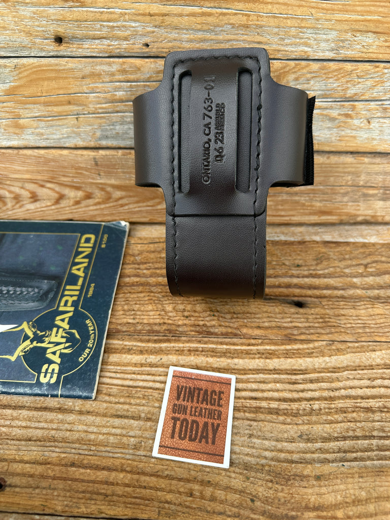 Safariland Cordovan Brown Universal Portable Radio Walkie Duty Holder 763