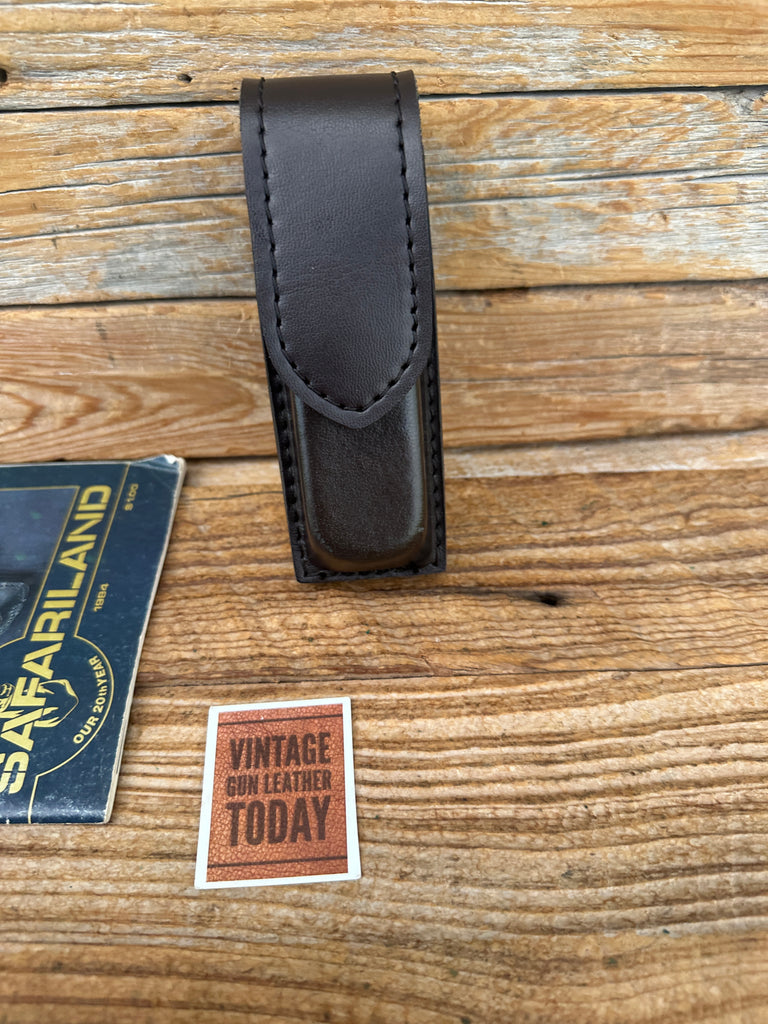 Safariland 76 Cordovan Brown Single Magazine Carrier For GLOCK 17 22 31