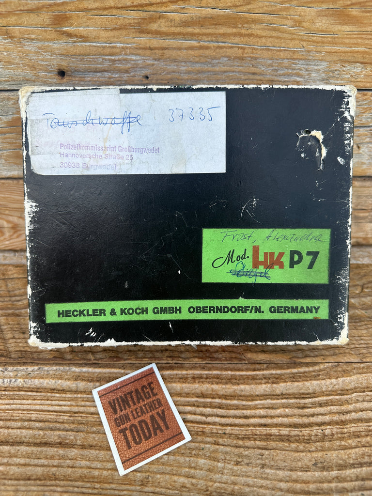 HECKLER & KOCH HK P7 PSP Original Factory Box German Case P7 PSP