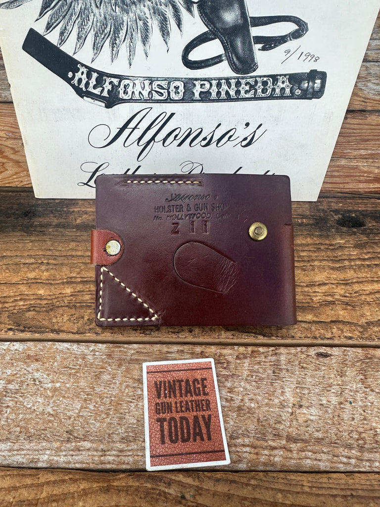 Alfonsos brown Leather Pocket Wallet Holster For North American .22 Derringer