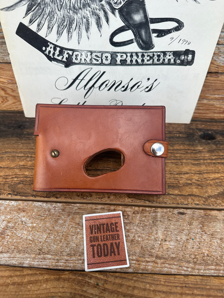 Alfonsos Brown Leather Pocket Wallet Holster For Colt Derringer Right Left