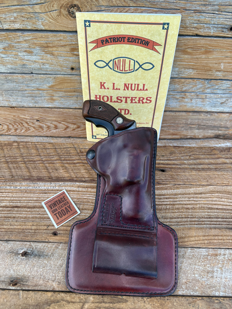 Vintage ONE MADE Ken Null Cross Draw High Ride Holster For S&W Chiefs Special 36