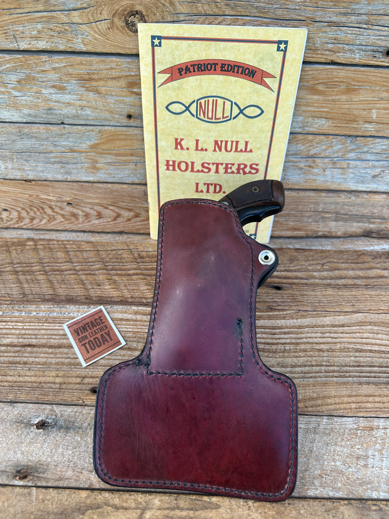Vintage ONE MADE Ken Null Cross Draw High Ride Holster For S&W Chiefs Special 36