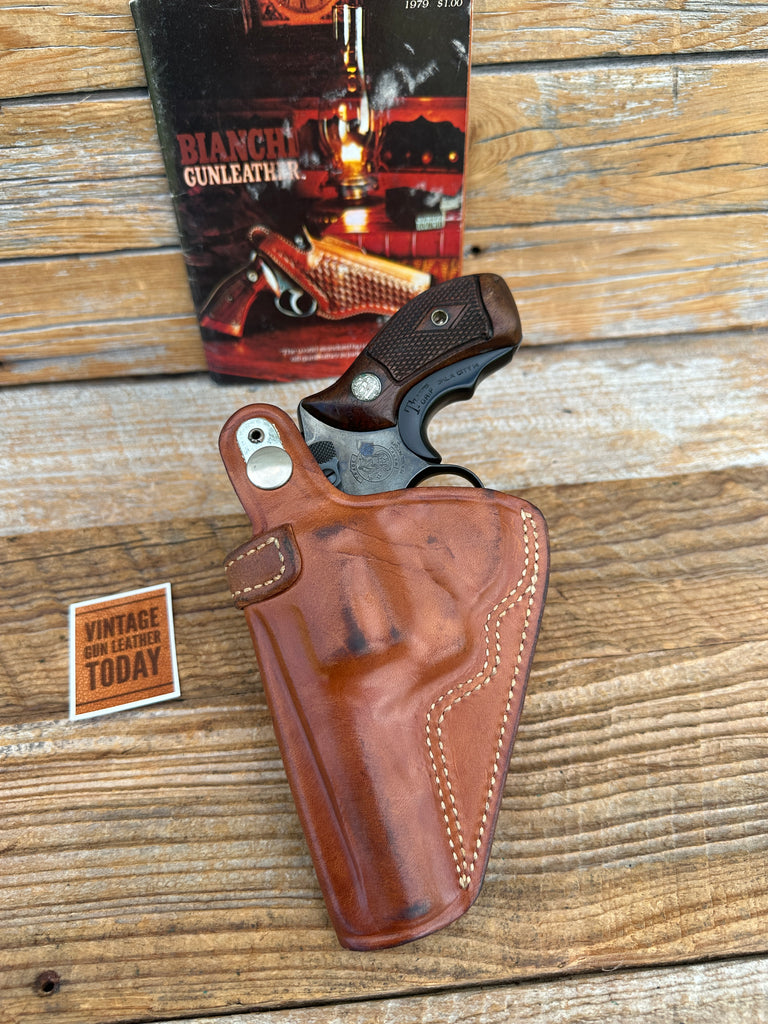 Vintage Bianchi Pistol Pocket IWB Holster For 3" Small Frame Revolver" Right