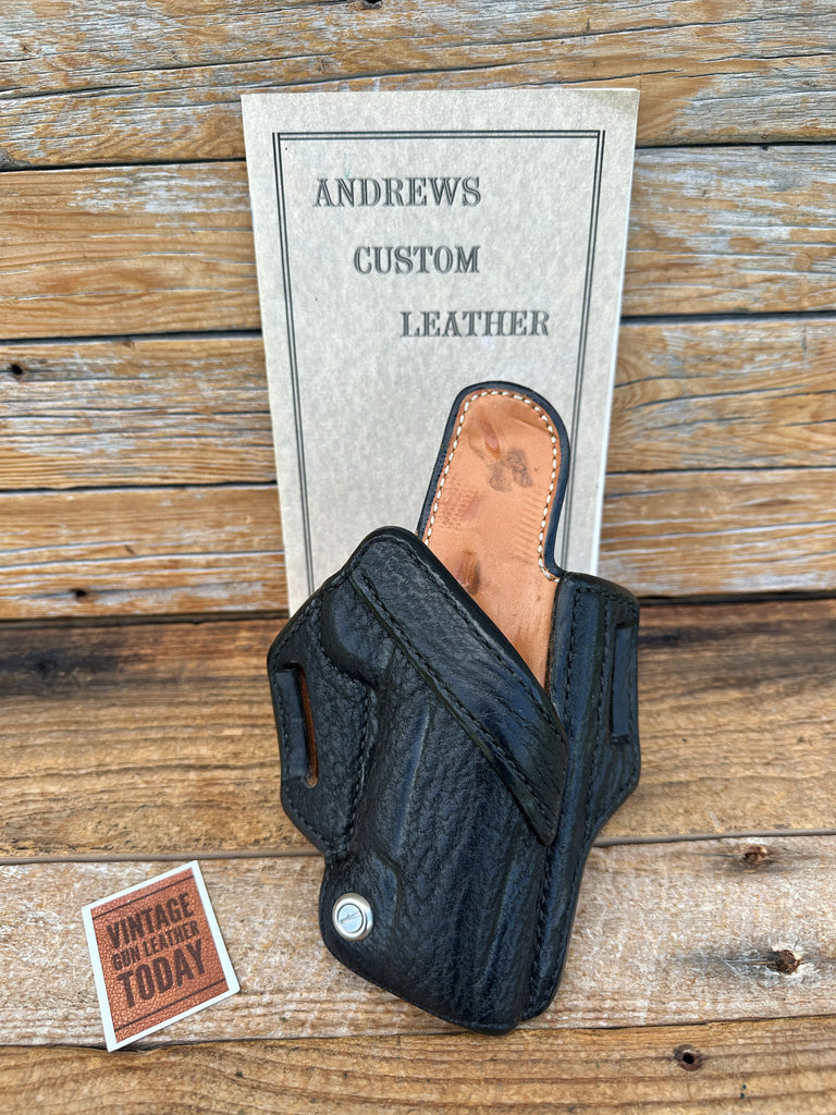 Andrews Leather Shark Hybrid Lined Saddle Holster For Wilson Combat Project 1