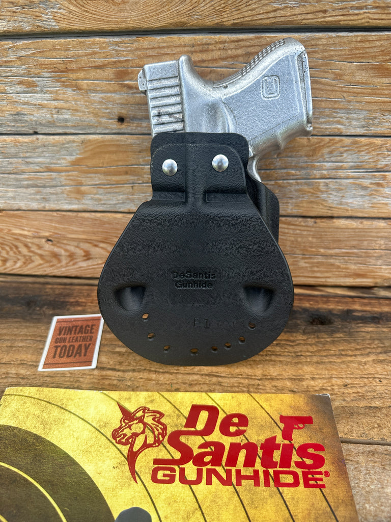 Desantis Gunhide Black Kydex OWB Paddle Holster For GLOCK G26 G27 G33