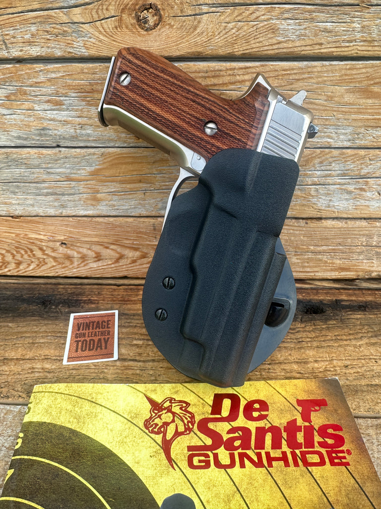 Desantis Gunhide Black Kydex OWB Paddle Holster For Sig P226 No Rail Right