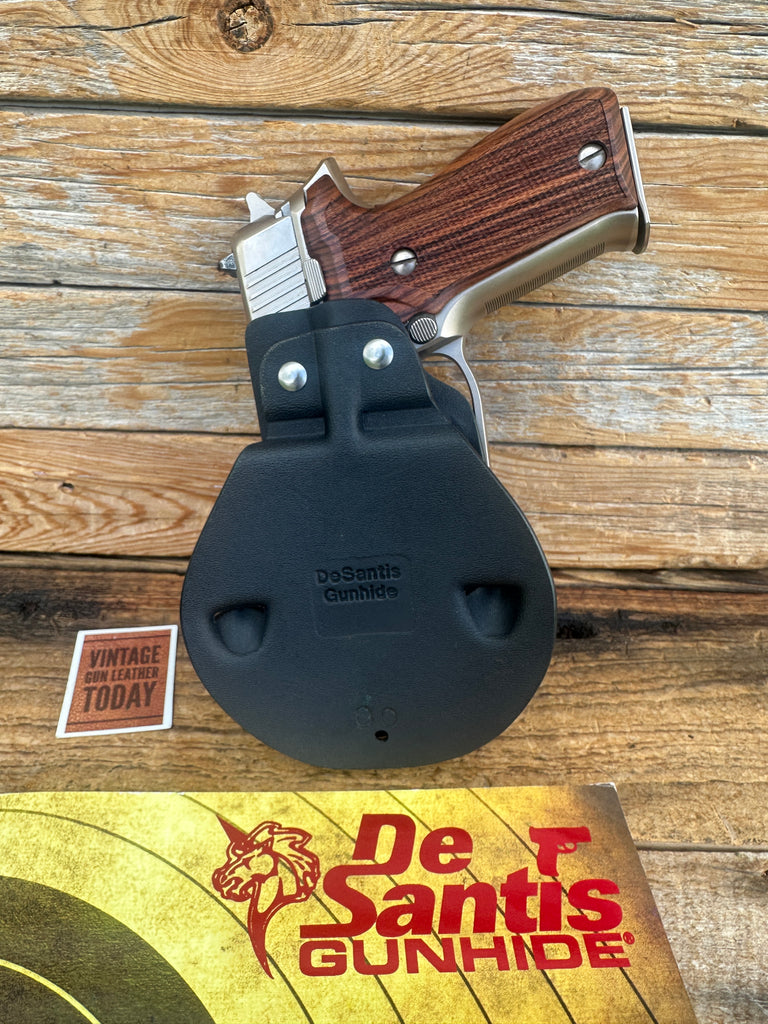 Desantis Gunhide Black Kydex OWB Paddle Holster For Sig P226 No Rail Right