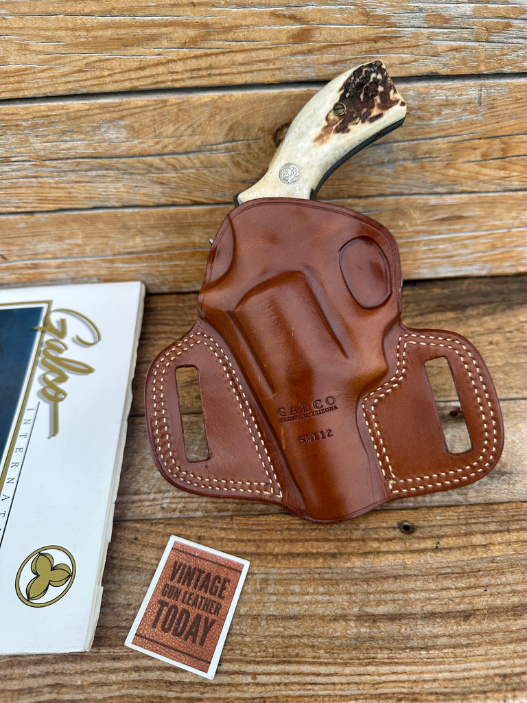 GALCO Speed Master Brown Leather OWB Holster for S&W 2.5" K Taurus 415 66 2.5"