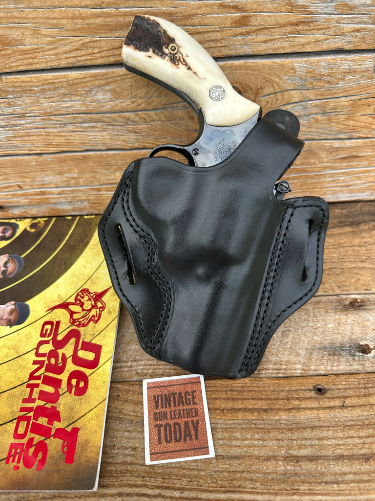 Desantis Thumb Break Scabbard Black Leather For 2.5" S&W K Revolver