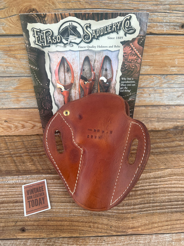 Brown Leather OWB Brown Leather Crosshair Holster for Ruger Redhawk 4.2" LEFT