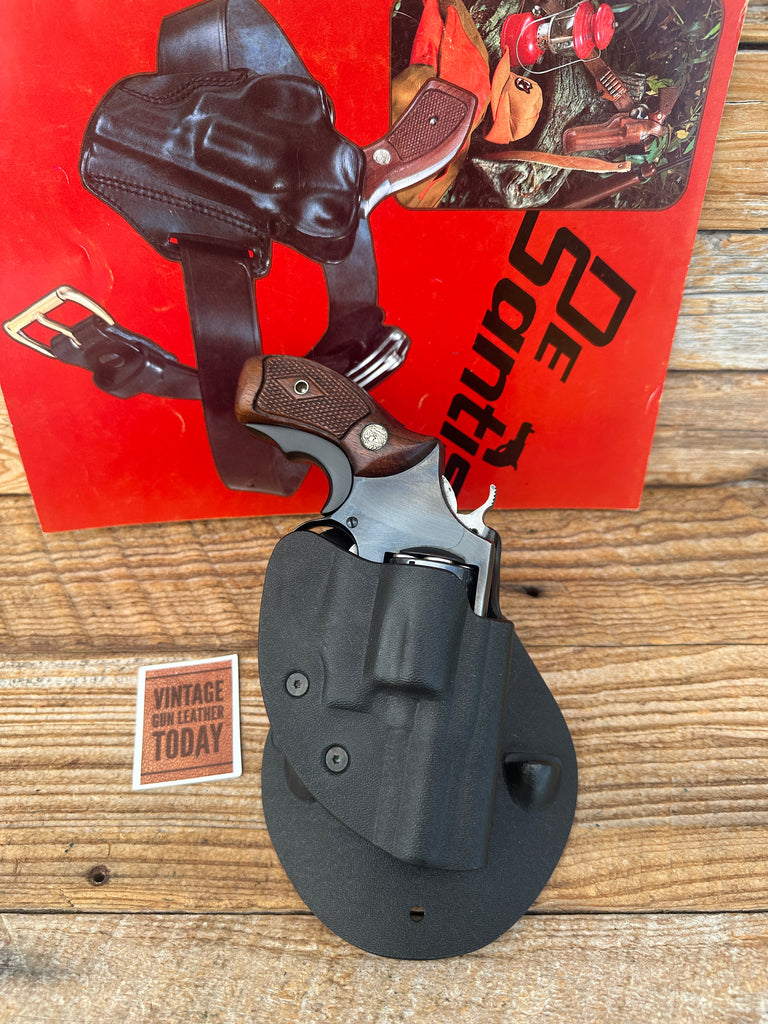 Desantis Gunhide Black Kydex OWB Paddle Holster For Smith Wesson 36 Chief J