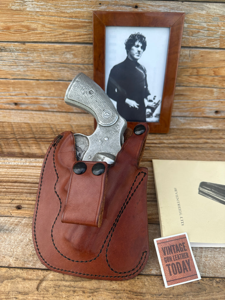Seventrees Brown Leather IWB Holster For Colt Python 2.5" S&W L 586 686 Right