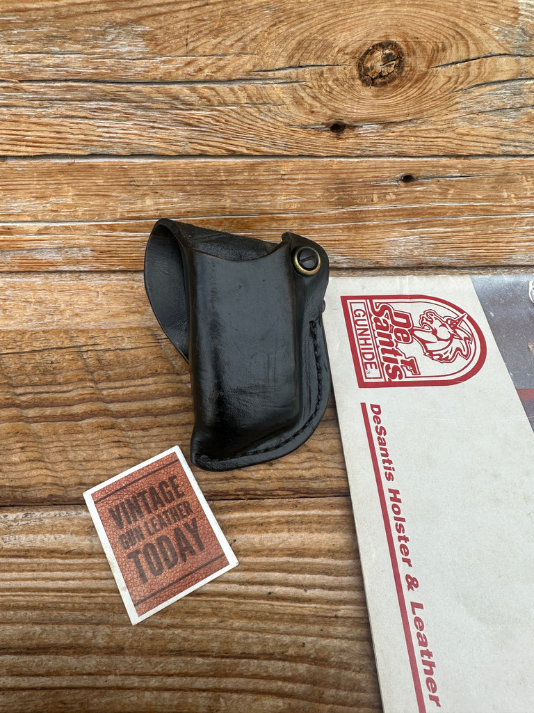 Desantis Black Leather Single Magazine Carrier G6 For GLOCK G17 G22 G31