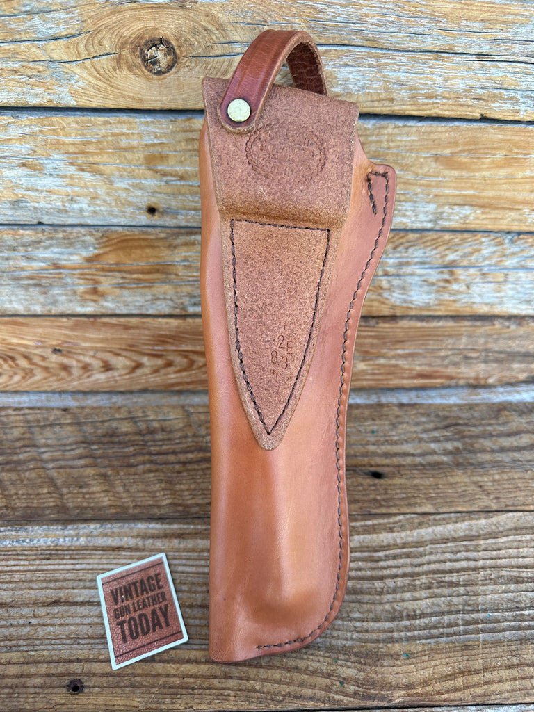 Rob Leahy Basket Stamped Leather Holster For Freedom Arms 83 7.5" Revolver Right