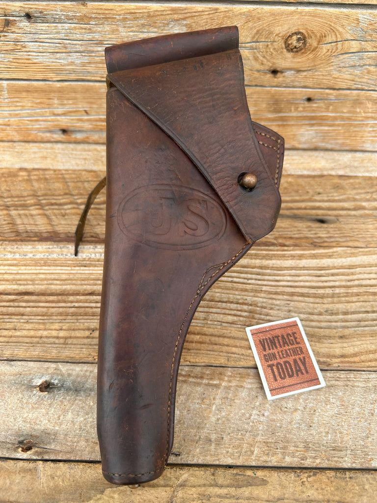 Vintage WW1 Orignal Holster For S&W 1917 US G&K 1917 A.G. Military Flap Holster