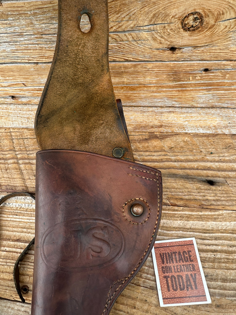 Vintage WW1 Orignal Holster For S&W 1917 US G&K 1917 A.G. Military Flap Holster
