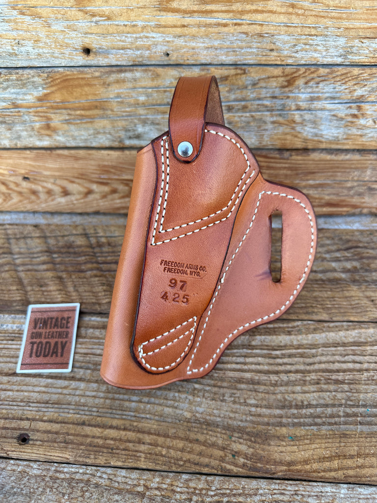 Freedom Arms Brown Leather Holster for FA 97 4.25" Right Cross Draw