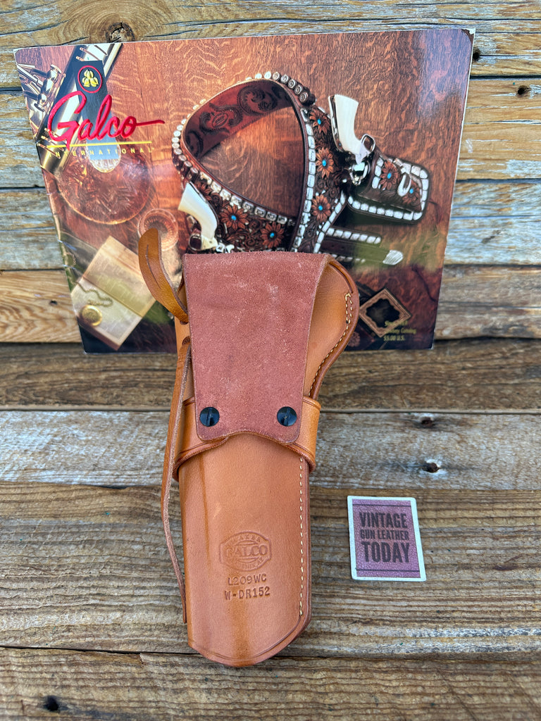 GALCO 1880s Brown Leather Holster For SAA Colt Single Action Army Ruger Vaquero