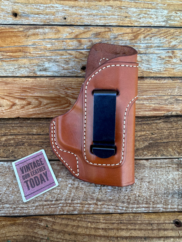 CQC Brown Leather IWB Holster For Smith & Wesson M&P Shield Right