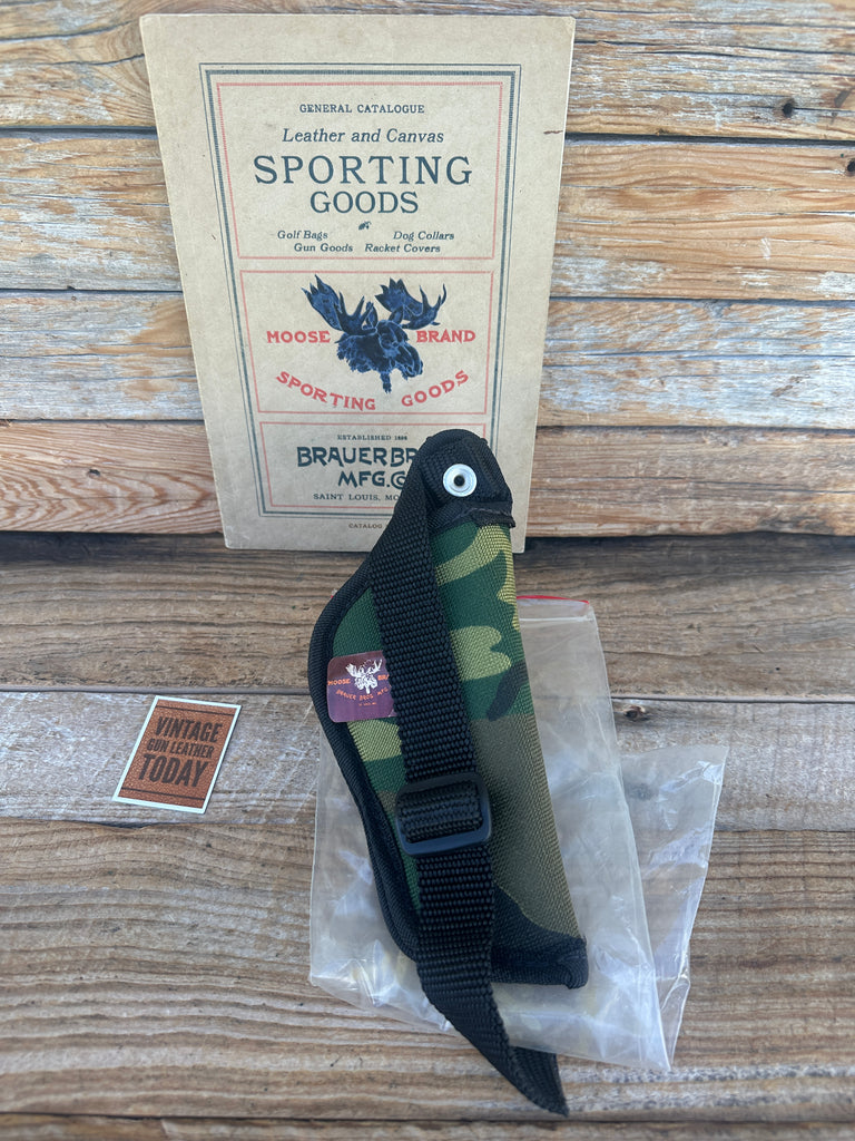 Vintage Brauer Brothers Camouflage For 3" 4.5" Beretta BDA FIE H&K Walther PP