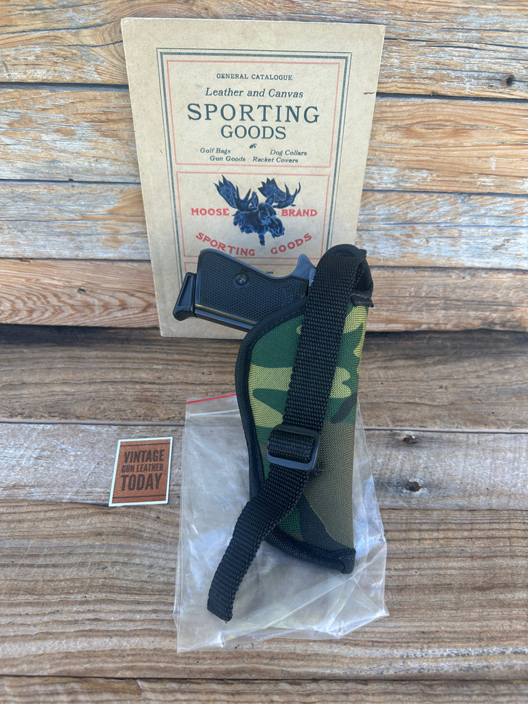 Vintage Brauer Brothers Camouflage For 3" 4.5" Beretta BDA FIE H&K Walther PP