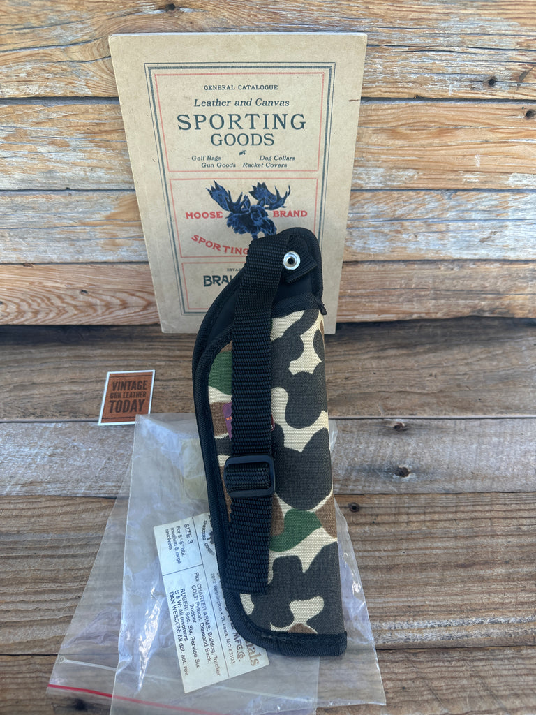 Vintage Brauer Brothers Camouflage For Charter Colt Ruger S&W Dan Wesson 5" 6"
