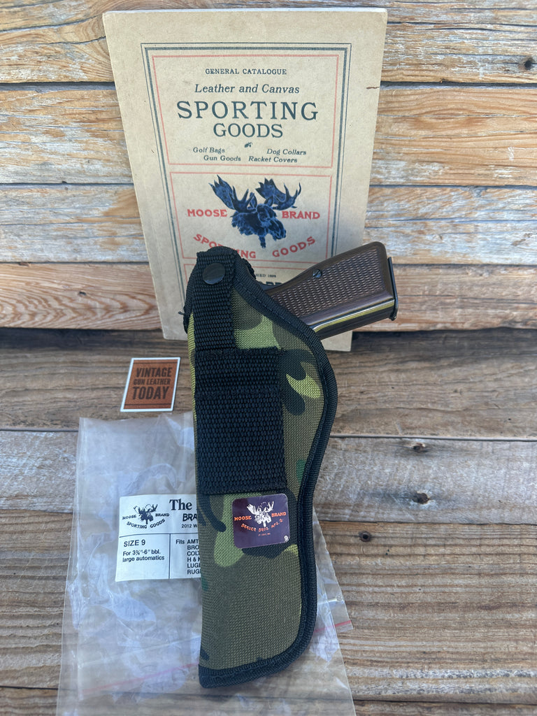 Vintage Brauer Brothers Camouflage For AMT Hi Power 1911 P9S Luger MKI MKII VN
