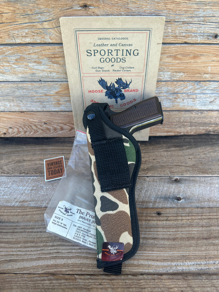 Vintage Brauer Brothers Camouflage For AMT Hi Power 1911 P9S Luger MKI MKII DC