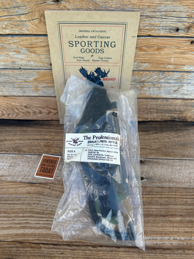 Vintage Brauer Brothers Camouflage For 5.5" 65" Single Action Revolvers Colt DC
