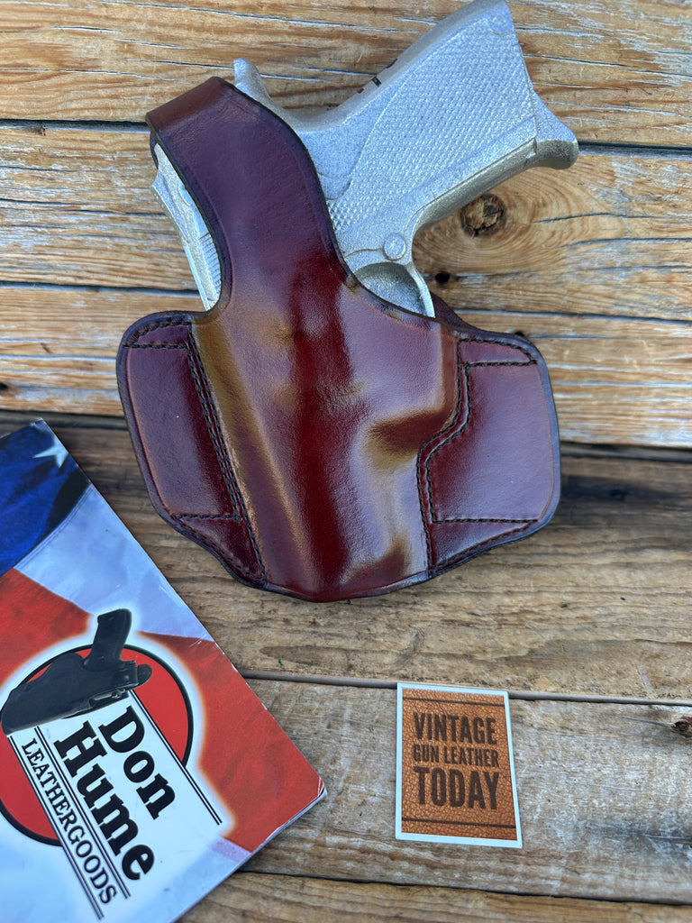 Vintage Don Hume Black Leather H721 35-3 1/2 Holster For S&W 6946 SQUARE Trigger