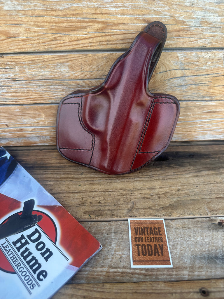 Vintage Don Hume H721 59 Saddle Brown Leather OWB Holster for Makarov Right